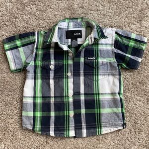 Toddler boy button down by Hurley